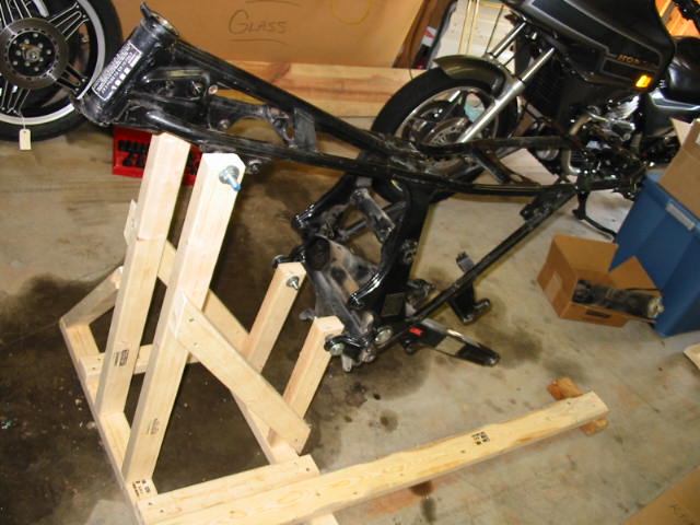 Wood Frame Motorcycle